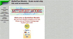 Desktop Screenshot of battlefleetmodels.com